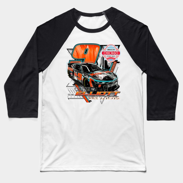 Chase Elliott Grant Park 220 Baseball T-Shirt by art.Hamdan